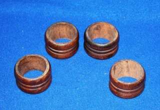 1800S STYLE WOOD NAPKIN RINGS FROM TVS THE BIG VALLEY+  