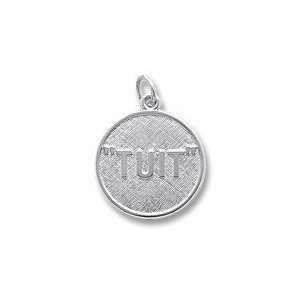  A Round Tuit Charm in Sterling Silver Jewelry