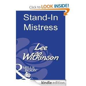 Stand In Mistress Lee Wilkinson  Kindle Store