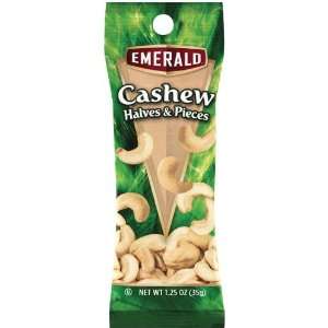 Emerald Cashew Halves and Pieces, 1.25 Ounce (Pack of 12)  