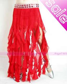 NWT Sexy Belly Dance Costume Hip Scarf Skirt 10 colors  