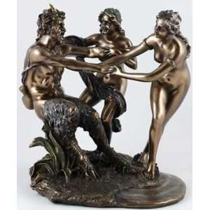  Pan Dancing with Nymphs Statue