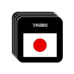  Japan   TSURU Set of 4 Mini Mousepad Coasters 