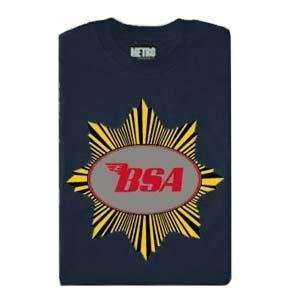  MetroRacing BSA Gold Star T Shirt   Medium/Black 