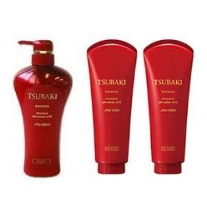  Tsubaki Shinning 1 Shampoo + 2 Treatment Set Beauty