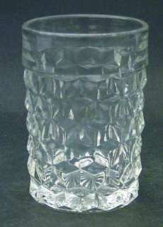 Fostoria American Clear Glass Flat Tumbler  