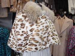 TULEH Designer RUNWAY SPotted MINK CAPE COAT $8,000  