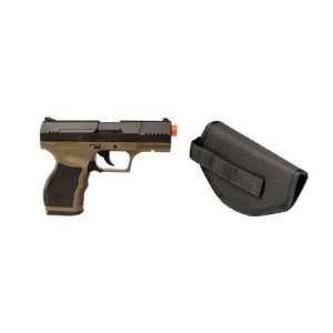   P9T Airsoft Pistol Desert Camo with Holster and Ammo 