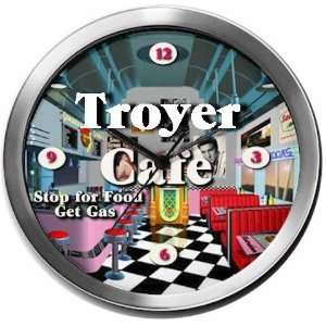  TROYER 14 Inch Cafe Metal Clock Quartz Movement Kitchen 