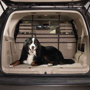 Adjustable Tubular Pet Dog Vehicle Barrier Auto SUV BLK  