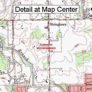   Quadrangle Map   Trotwood, Ohio (Folded/Waterproof)