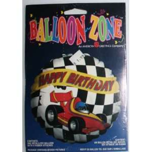  Race Car Happy Birthday  Balloon Balloon Zone Toys 
