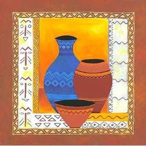  Ethnis Pottery by S. Kano 14x14