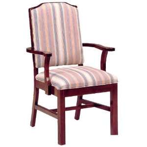   Chair  Fluted Legs with Upholstered Board on Back and Seat Home