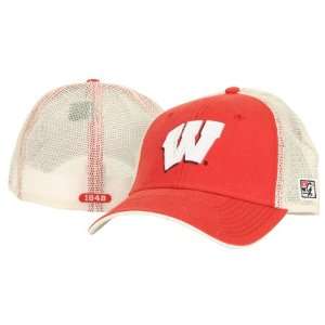  University of Wisconsin Badgers W Mesh Back Flex Fit Hat 
