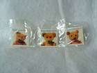 Lot of 3 Metal Teddy Bear Stamp Pins Pin   MINT