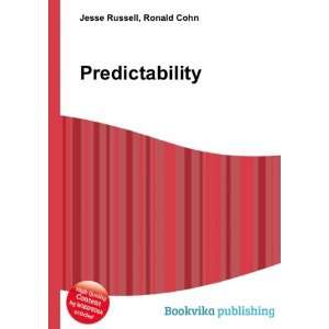  Predictability Ronald Cohn Jesse Russell Books