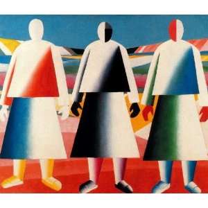  Hand Made Oil Reproduction   Kasimir Malevich (Kazimir 