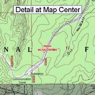   Quadrangle Map   Heber, Arizona (Folded/Waterproof)