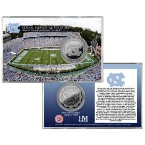  North Carolina Kenan Memorial Stadium Silver Coin Card 
