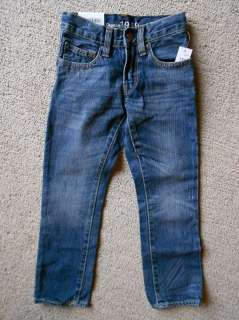 NWT Boys Gap Kids 1969 Straight Leg Denim Jeans Size 6 Slim  
