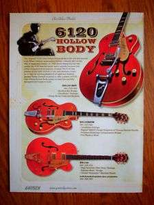 CHET ATKINS HOLLOW BODY GUITAR PICTURE AD  