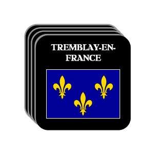 Ile de France   TREMBLAY EN FRANCE Set of 4 Mini Mousepad Coasters
