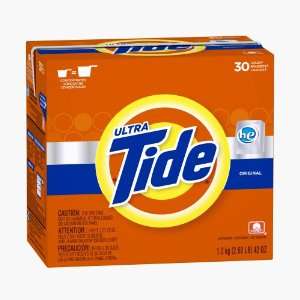 Tide HE Powder Laundry Detergent, Original Scent, 30 Loads, 42 Ounce