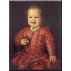  Portrait of Giovanni deMedici 23x30 Streched Canvas Art 