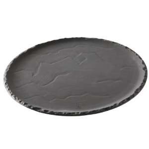    Revol Basalt Collection, 12 Inch Round Slate Tray