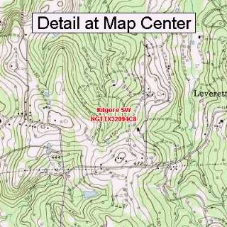  USGS Topographic Quadrangle Map   Kilgore SW, Texas 