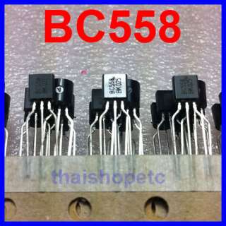 25 pcs BC558 Transistor PNP 30V 0.1A  