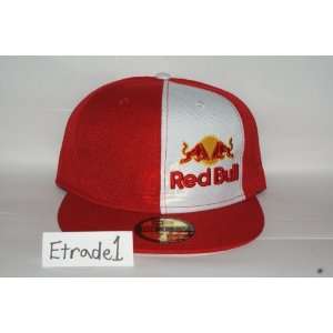  Red & White Pinwheel Red Bull New Era Fitted 59Fifty Hat 