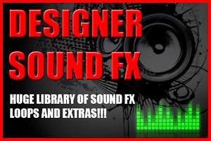 Designer Sound FX Music Elements Effects SFX HUGE 4000+  