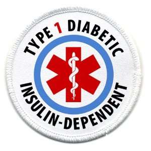   DIABETIC Insulin Dependent Medical Alert 3 inch Patch 