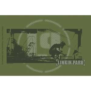  LINKIN PARK GREEN COLLAGE STICKER