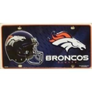 Denver Broncos NFL Football License Plate Plates Tags Tag auto vehicle 
