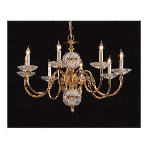  Solid Brass Candle Chandelier