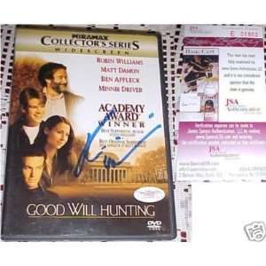  Robin Williams Good Will Hunting DVD Signed JSA CERT 