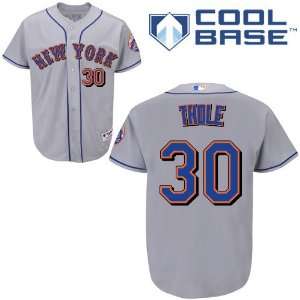 Josh Thole New York Mets Authentic Road Cool Base Jersey By Majestic