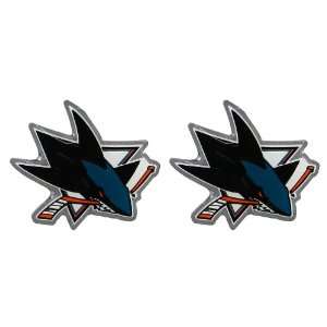  San Jose Sharks   NHL Team Logo Post Earrings Sports 