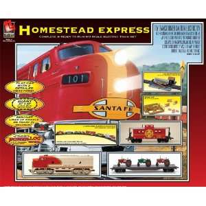  Life Like HO Scale Homestead Express Train Set Toys 