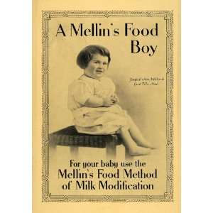  1914 Ad Joseph Lachlan McDonald Great Falls Mellin Food 
