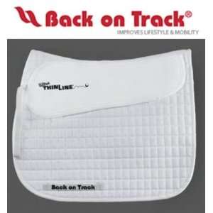 Back on Track Contender II Saddle Pad White, Dress  Sports 