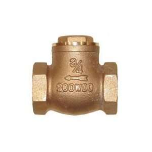  Webstone Valve 10547 N/A 2 Forged Brass Swing Check Valve 