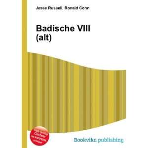  Badische VIII (alt) Ronald Cohn Jesse Russell Books