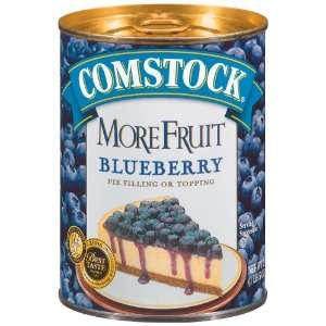 Comstock More Fruit Blueberry Pie Filling, 21 oz  Grocery 