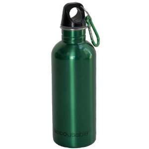 EcoUsable 16 oz Stainless Steel Bottle   Metallic Green 