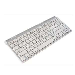  Azio White Bluetooth Wireless Mini Keyboard for Mac/ipad 