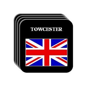  UK, England   TOWCESTER Set of 4 Mini Mousepad Coasters 